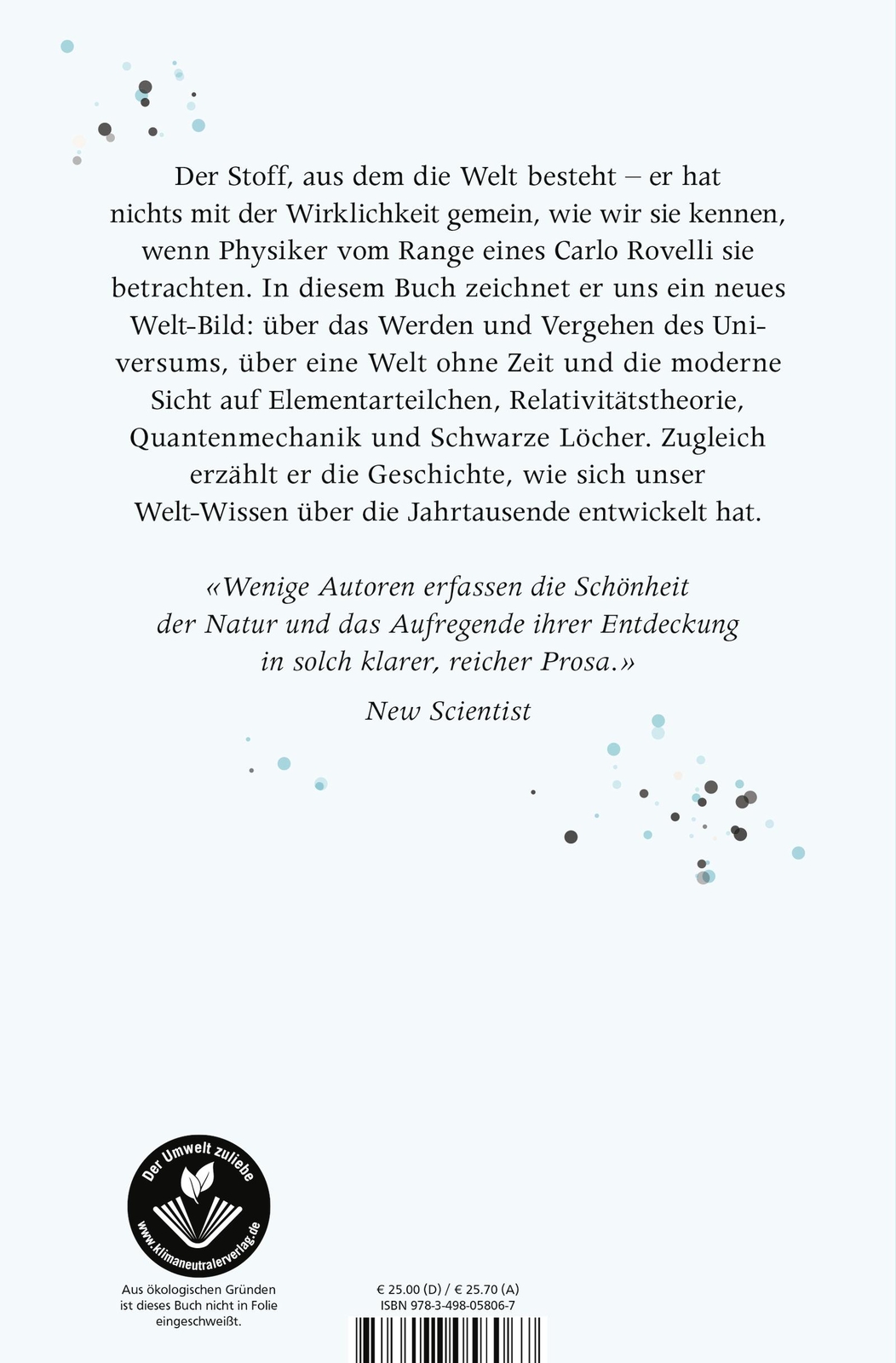 Thumbnail - Carlo Rovelli / Die Wirklichkeit, Die Nicht So Ist, Wie Sie Sc