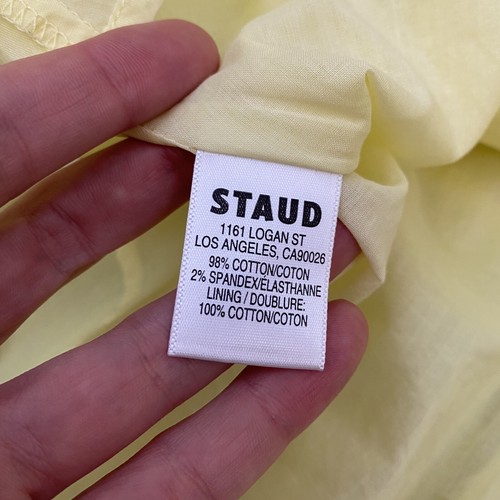 STAUD Sea Mini Skirt Sunray Yellow 10 - Picture 6 of 8