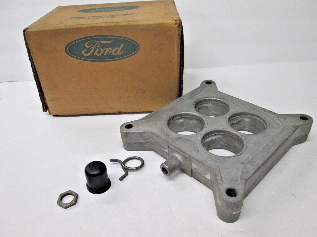 NOS Carb Spacer  289 HiPo 302  351 Fairlane Mustang Comet Cougar C3OZ-9A589-C thumbnail 11