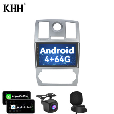 Car Stereo Radio Android 13 Carplay 4G+64GB GPS WiFi For Chrysler 300C 2004-2011