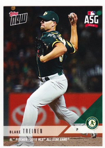 2018 Topps Now AS-63 Blake Treinen