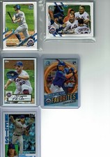 2021 Topps Baseball Series 1 & 2 New York Mets Team Set (24) Base Cards +++