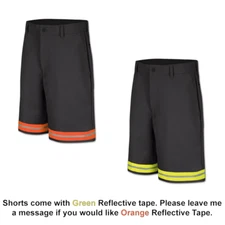 Red Kap Hi Vis Reflective Work Shorts Enhanced Vis Men's Industrial Uniform