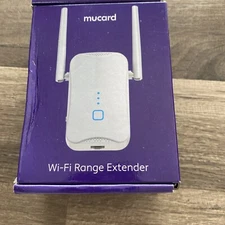 MUCARD WiFi Range Extender Model N300 100-240V AC 50/60Hz 2*3dBi/g