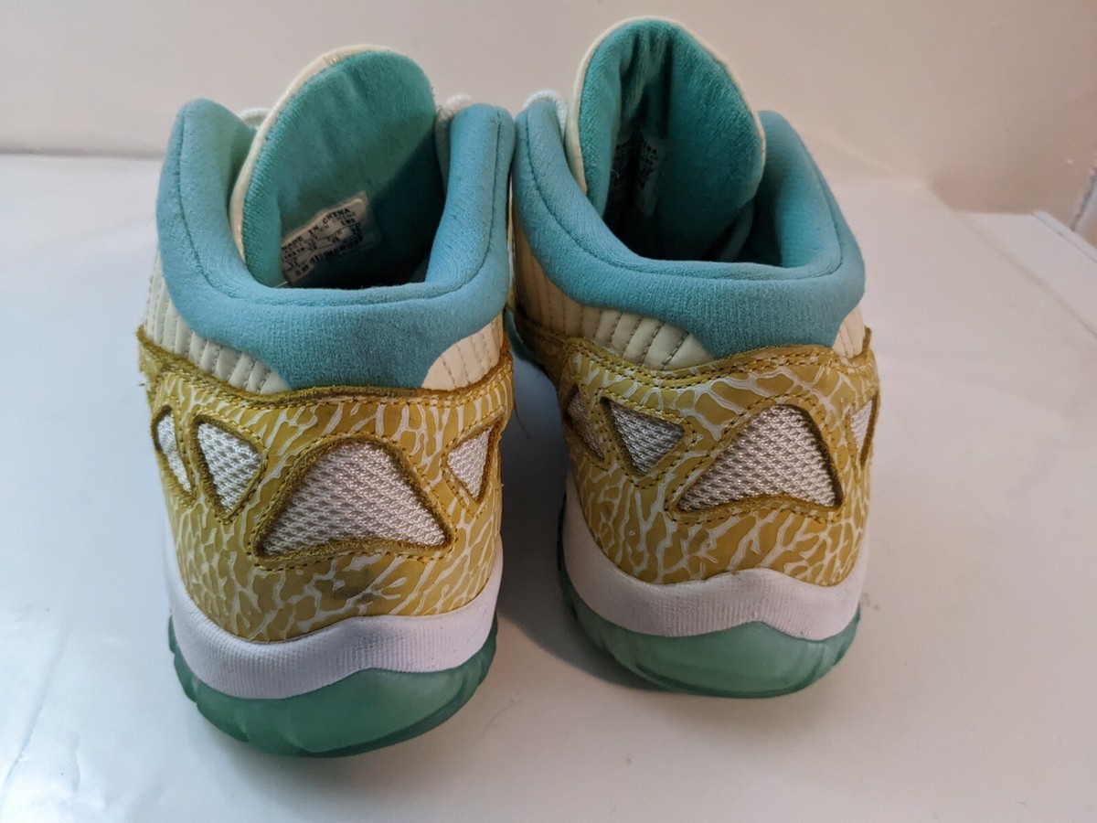 Nike Air Jordan 11 XI Retro Low Azure Maize Teal US 11 Sneakers 316319-171 Used | eBay