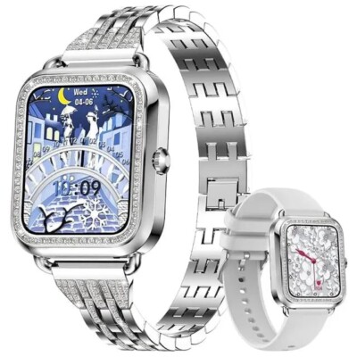 Lige I68 smartwatch for women with double strap