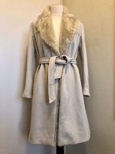 french connection fur collar coat
