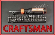 CRAFTSMAN HAND TOOLS 68pc 1/4 dr Nut driver Torx Screwdriver / Hex driver set  !