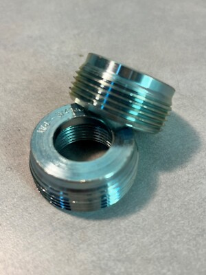 Rigid or IMC Electrical Conduit Reducing Bushing Steel 1-1/4'' to 3/4'' 2 pc