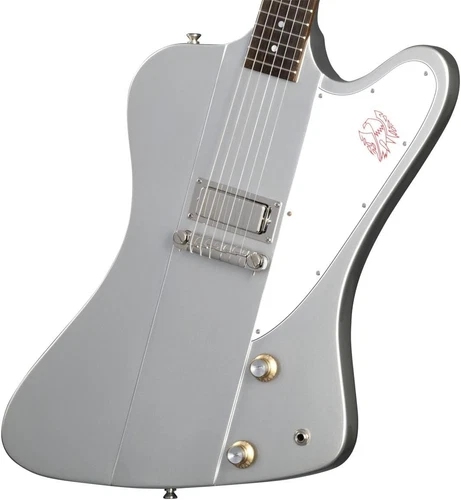 Epiphone Inspired by Gibson Guitar Custom 1963 Firebird I Silver Mist