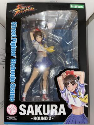 Kotobukiya Street Fighter Bishoujo Statue Sakura Round 2 1/7 Scale