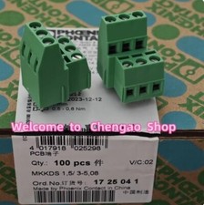 🔥 ✅ 100  PCS/ 1 BOX  NEW  MKKDS 1.5/3-5.08   1725041  Terminal #B4899H  CL