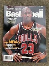 Athlon Sports Magazine Pro Basketball Edition 1996-1997 Michael Jordan Bulls NBA