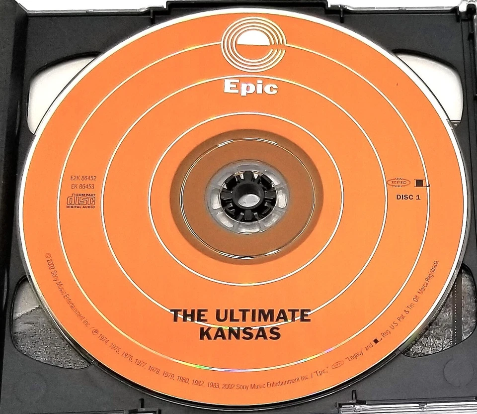 Kansas The Ultimate Kansas 2-Disc CD 2002 DADC Press EK 86452 BMG Foto 4 de 4