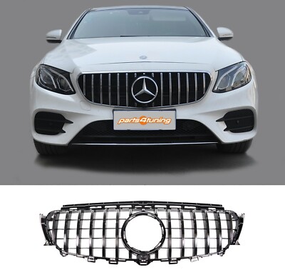 Kühlergrill Für Mercedes E-Klasse W213 - GT Style Schwarz