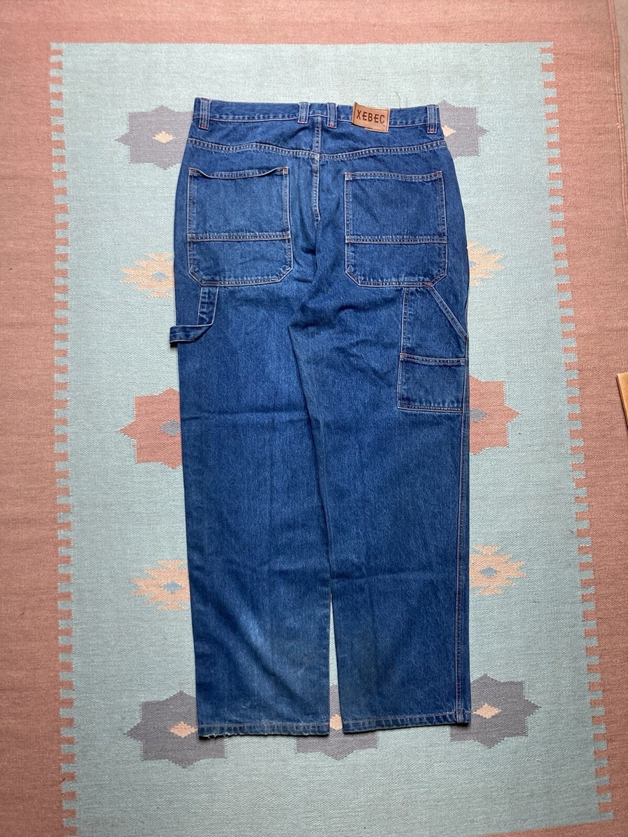 Vintage y2k baggy jeans carpenter huge pockets JNCO style skater