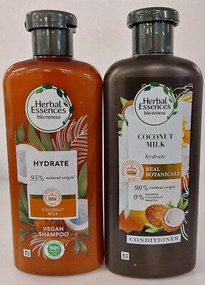 Herbal Essences Bio Renew Hydrate Coconut Milk 1x400ml Shampoo & 1 Conditioner