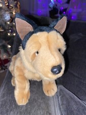 Russ Berrie Purebred Puppies German Shepherd Dog Plush 13" Retired