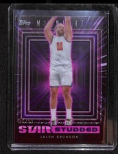 2023-24 Topps Midnight Basketball Black Light Jalen Brunson /12