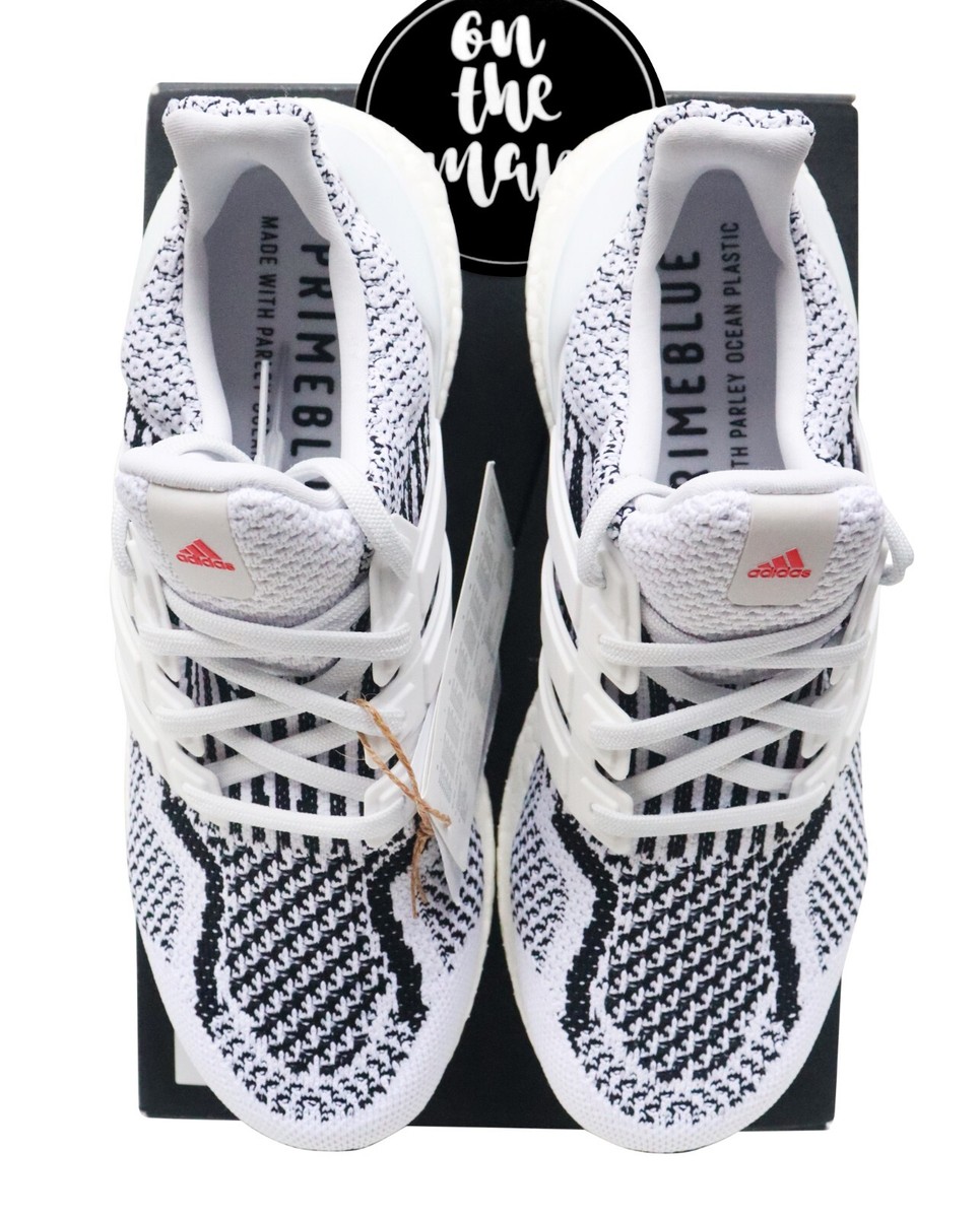 Adidas Ultra Boost DNA 5.0 Zebra White Black UK 5 6 7 8 9 10 US