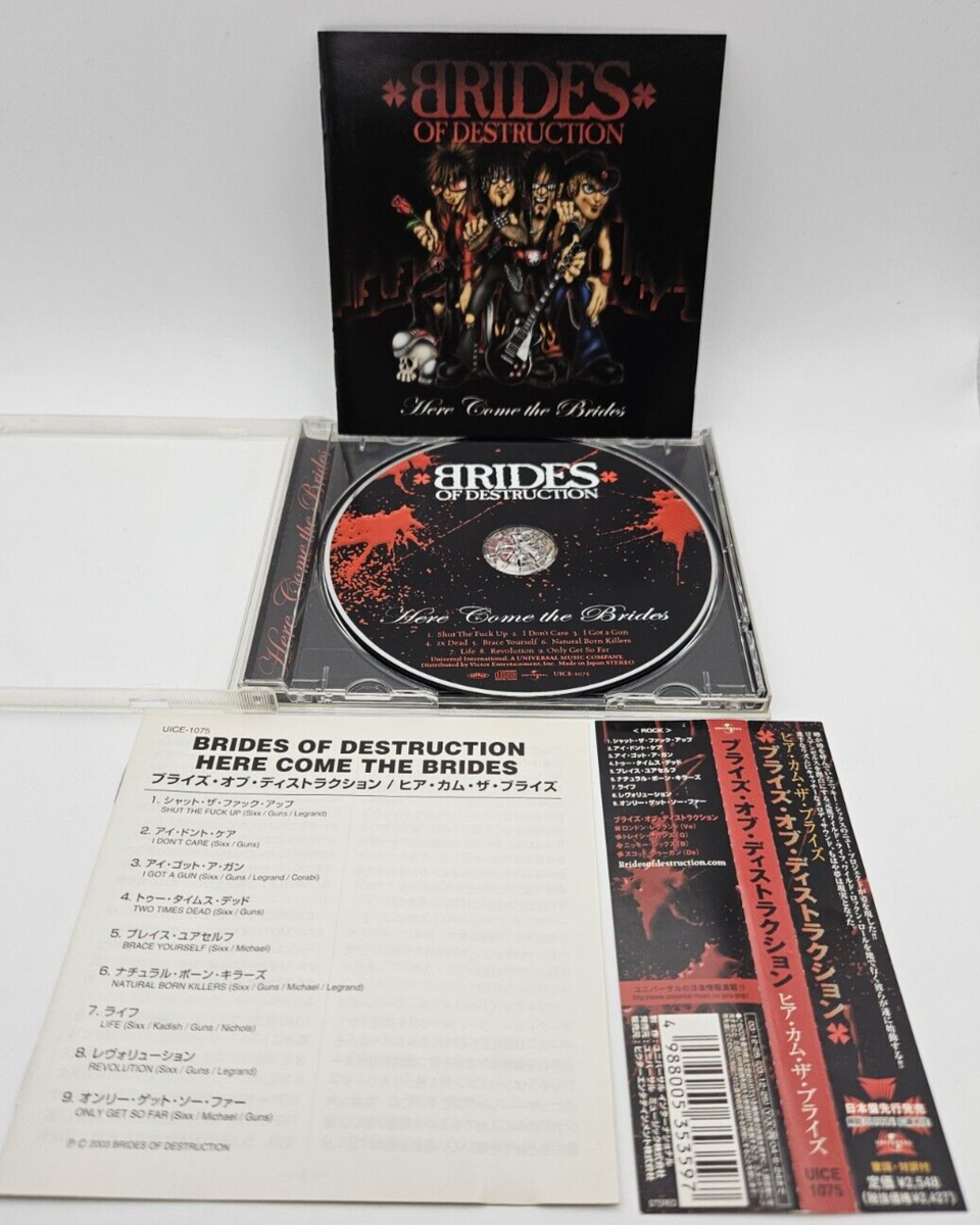 BRIDES OF DESTRUCTION Here Come The Brides Japan CD UICE 1075 w