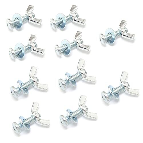 10-24 Wing Nut, Zinc Plated - Inc