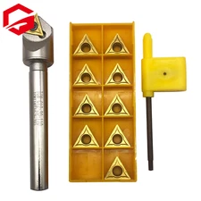 1/2" TCM C12-20-110 45° Chamfering Tool Boring Bar + 10 pcs TCMT16T304 TCMT32.51