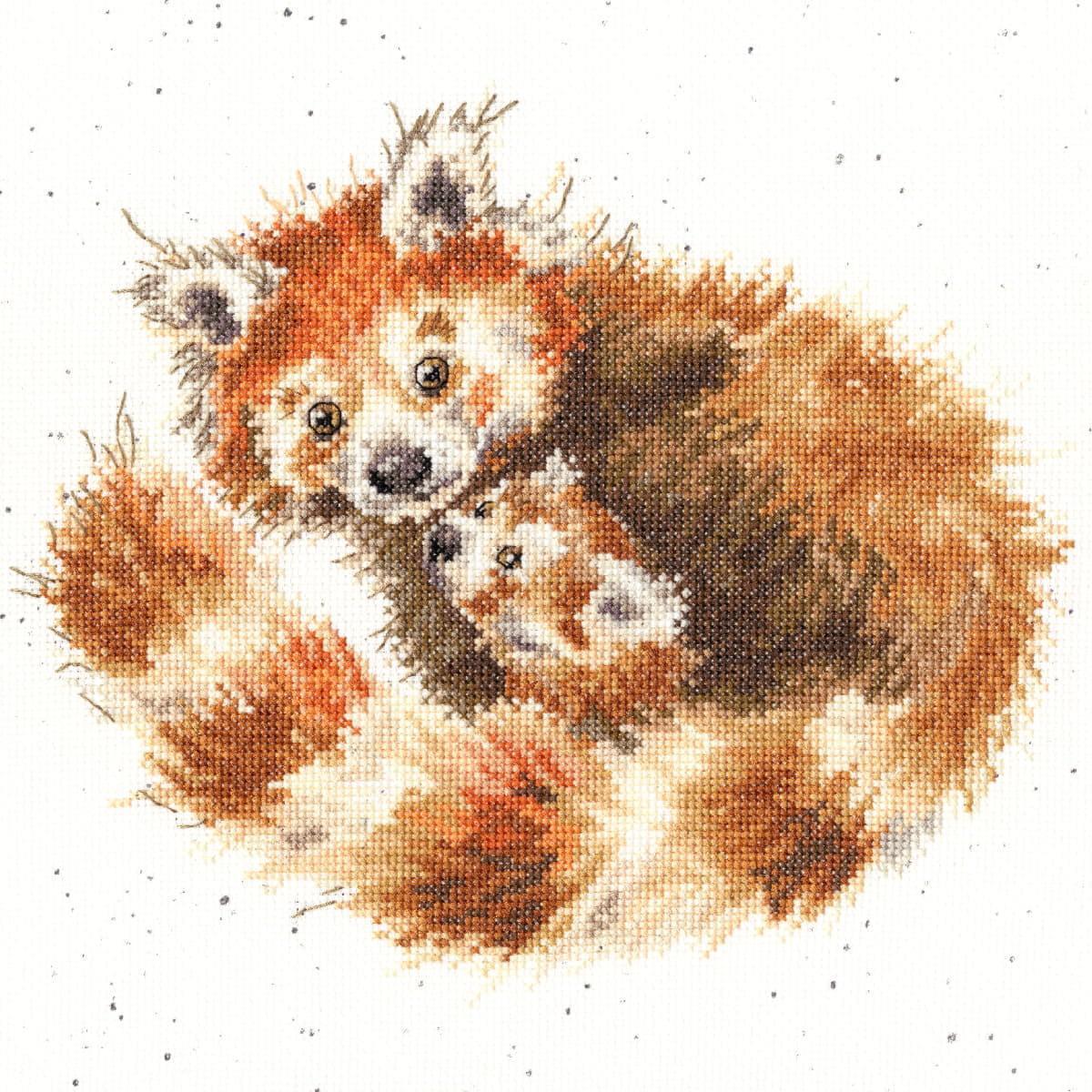 Bothy Threads counted cross stitch kit ""Tree Hugger"", XHD89, 26x26cm, DIY
