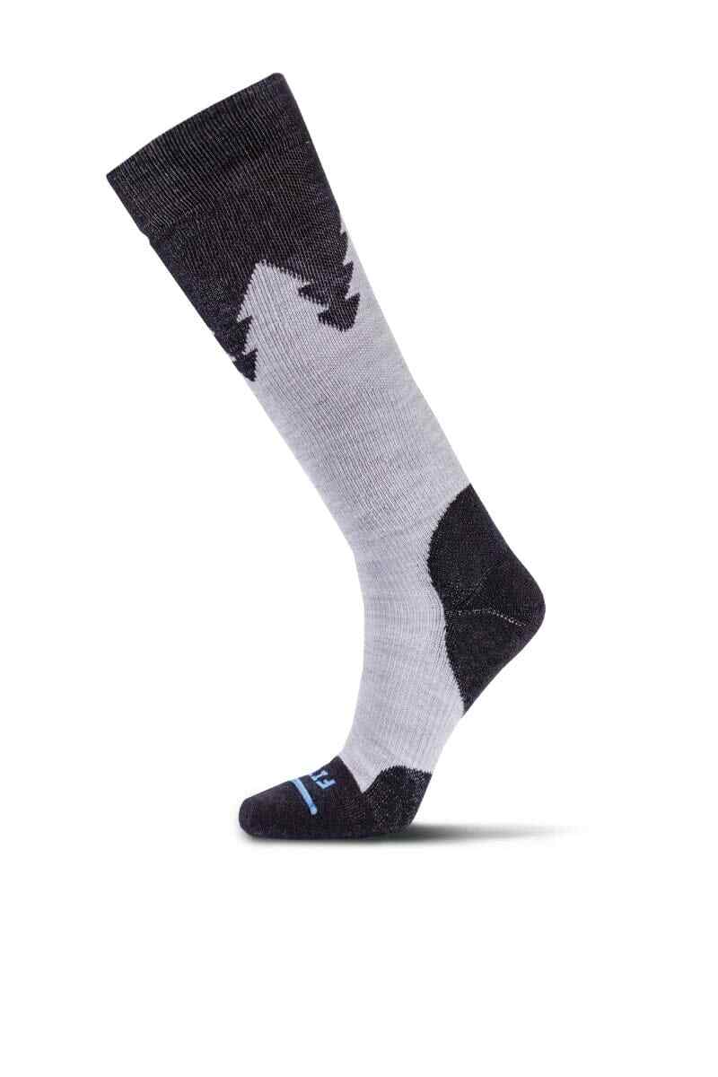 FITS Light Ski Socks - Over The Calf Superfine Merino Wool For Skiing & Snowboarding - View #5