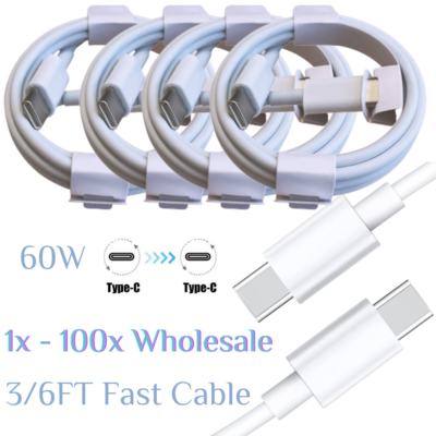 #ad For Samsung iPhone 15 16 Pro PD 60W USB C to USB C Cable Fast Charger Cord Lot $466.76