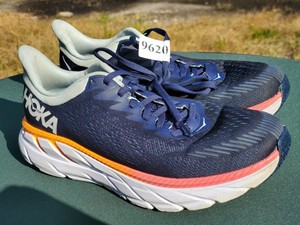 Hoka One One Womens Clifton 7 1110509 BIBH Black Blue Haze Running Shoe Size 8.5 192410924387 | eBay