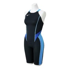 Mizuno GX SONIC STREAM Competitive Swimsuit Half Suit with Lace Open Back