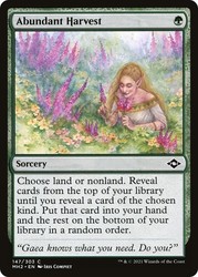 Abundant Harvest 147 Modern Horizons 2 Common MTG