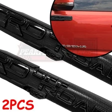 2Pcs TD OFF ROAD Emblem Nameplate Badge Gloss Black for Tacoma Side Fender Door