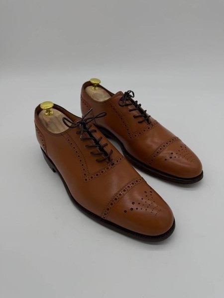 Men Barker England Heels Mustard Leather 41
