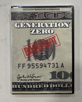 GENERATION ZERO DVD Citizens United Steve Bannon Documentary Bankrupt NEW