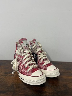 Isabel Marant x Converse Chuck 70 Internal Wedge Red Bandana Scarf UK 6,5