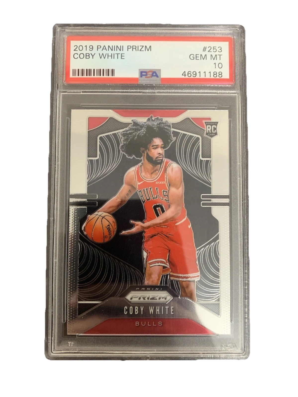 2019-20 Panini Prizm - Rookie Coby White #253 Ball in Right Hand (RC)