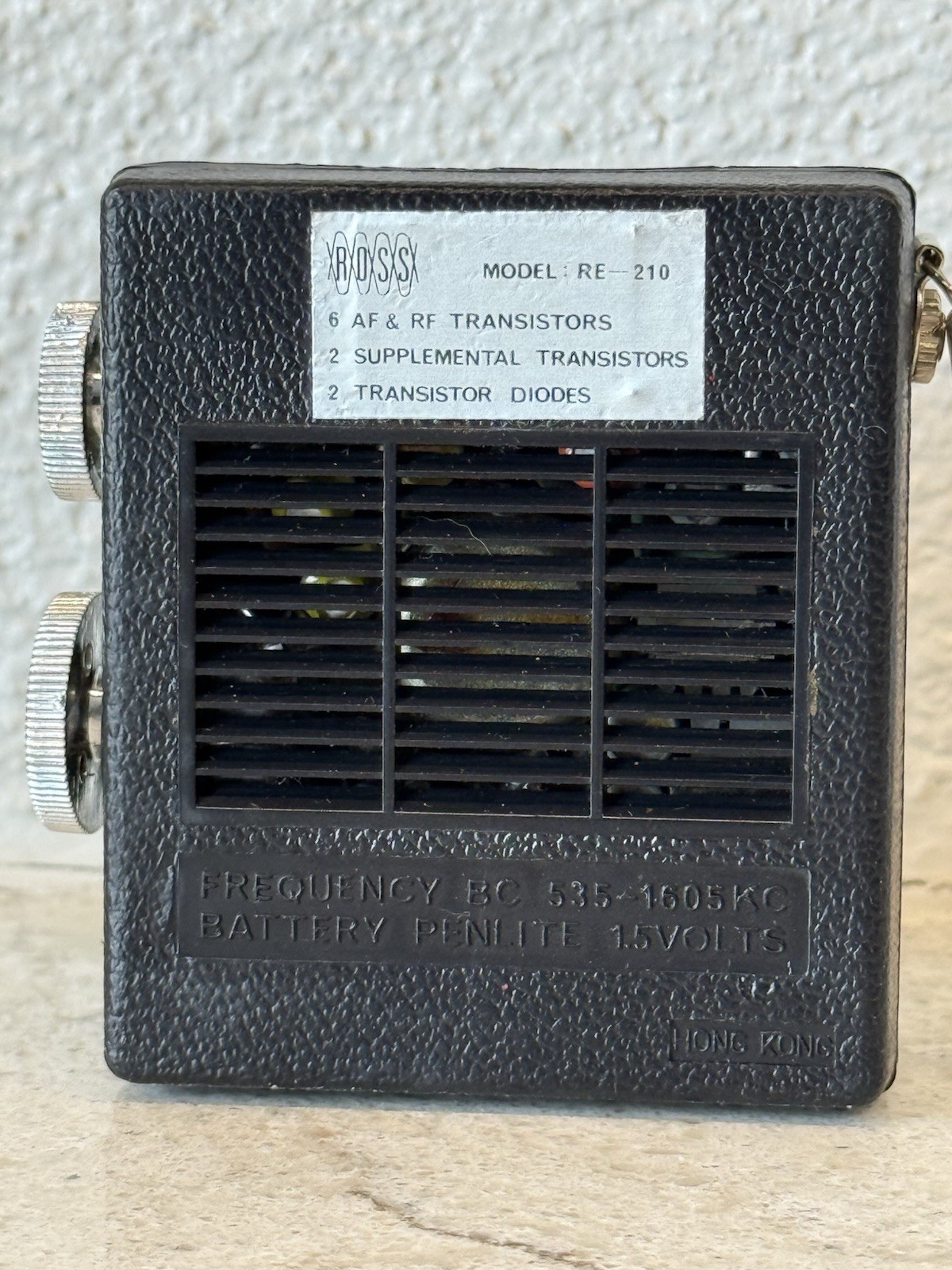 Ross Micro Solid State Transistor Radio RE 210 Original Box Paperwork ...