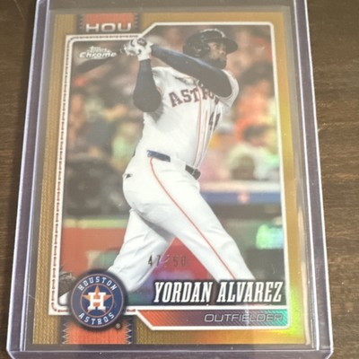 Topps Chrome 2026 Yordan Alvarez Houston Astros #3 GOLD 47/50