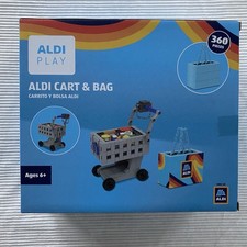 2025 ALDI Play 360 Piece Building Block ALDI Cart  Bag VIRAL FREE SHIPPING 