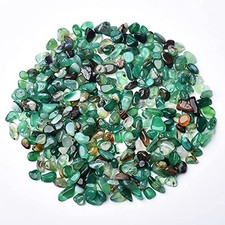 2.2LB Green Pebbles 0.35"- 0.6" Natural Landscaping Pebbles Aquarium Gravel