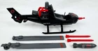 1980's GI Joe ARAH Cobra F.A.N.G. Helicopter parts lot
