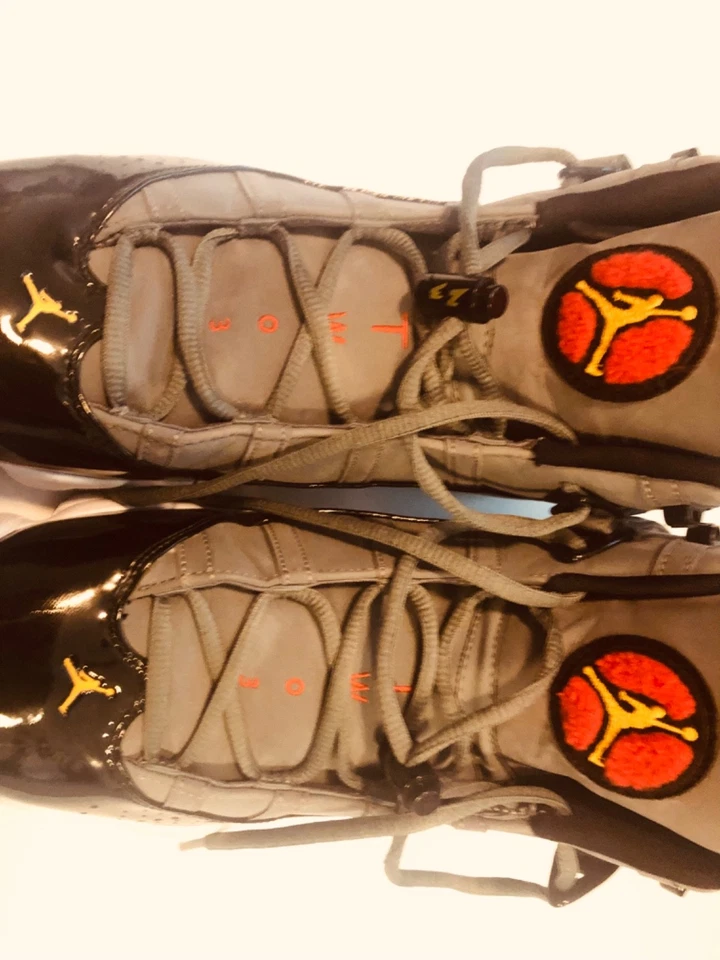 Air Jordan 6 Anillos 'Grafito Claro' 322992-022 Gris Humo Para Hombre Talla 10 Foto 4 de 4