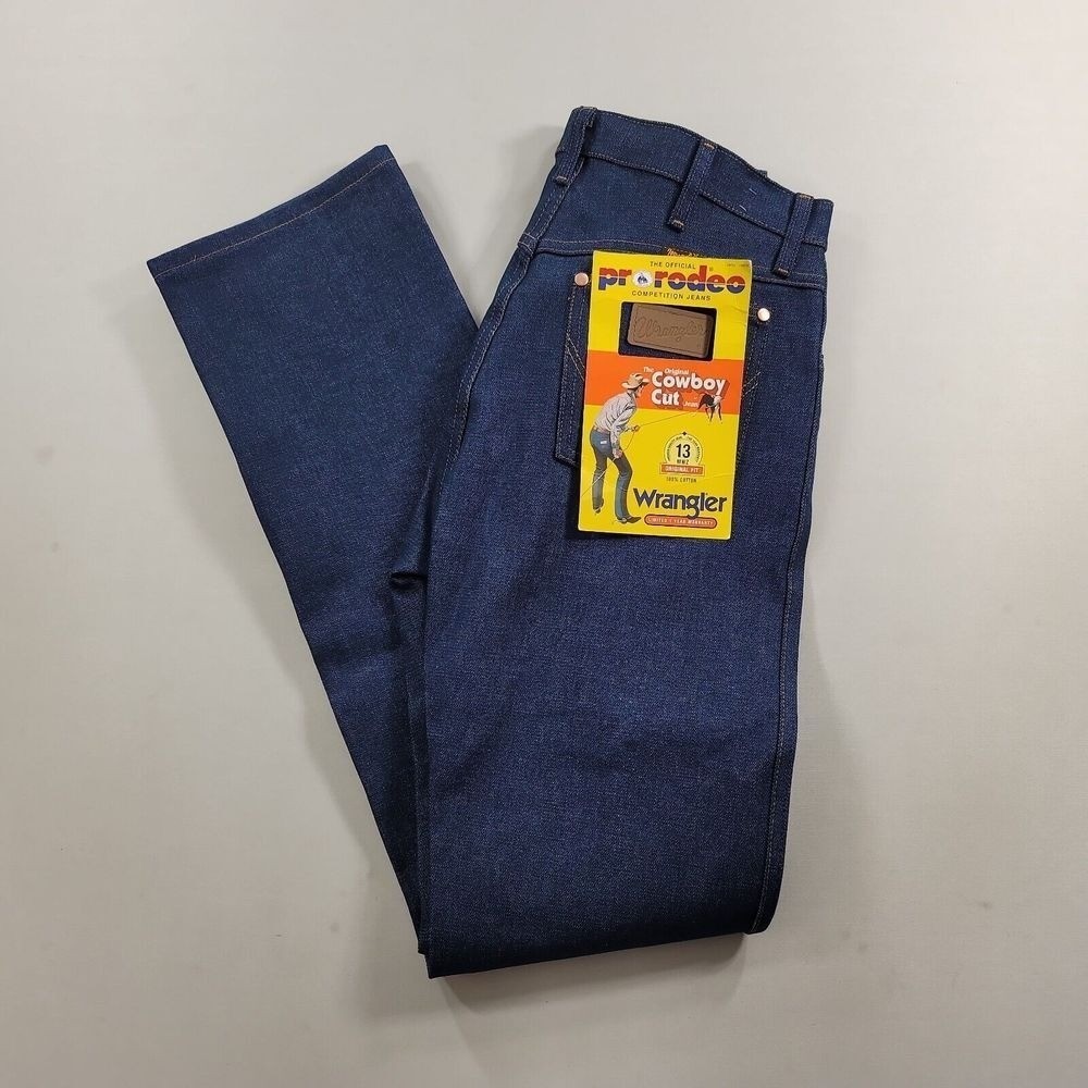 Vintage Wranger Pro Rodeo Jeans Mens 31 x 36 Competition Cowboy Cut 13 MWZ NEW image 4