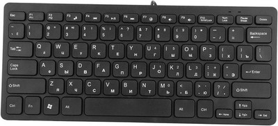 Kabelgebundene Computertastatur, 78 Tasten, USB-Kabeltastatur, Russisch,