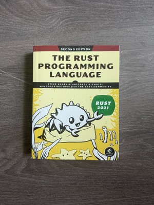 Rust Programming Language, 2nd Edition - Brand new with rips