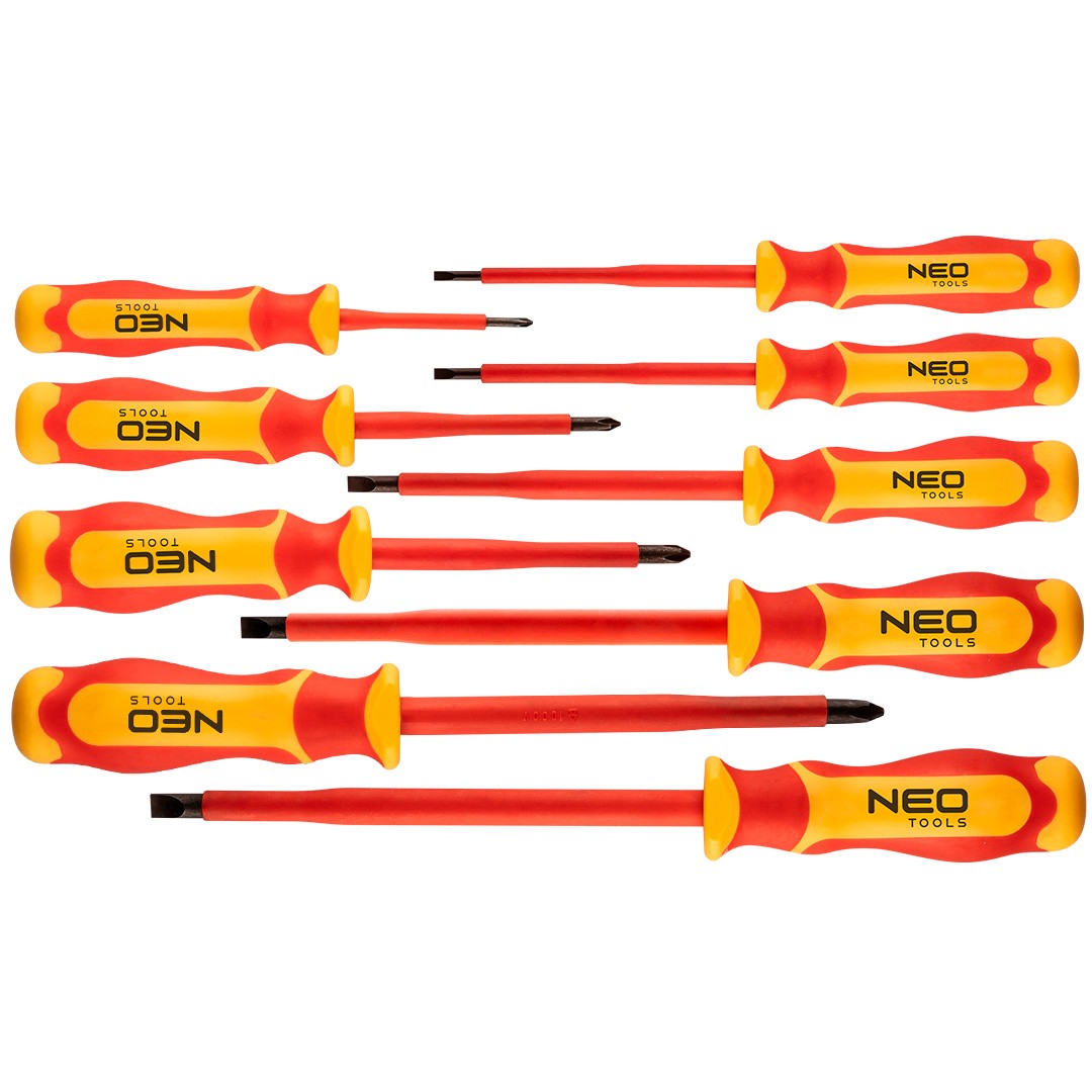 Fits TOPEX-NEO-GRAPHITE NARZ�DZIA 04-143 9PCS VDE SCREWDRIVER SET: SIZE:3*100MM