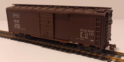 Coche de caja vintage escala HO ROUNDHOUSE METAL FUNDIDO A PRESIÓN SL-SF FRISCO 40' #17270 | Condition: Used