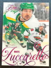 2025-26 Flair Hockey MATS ZUCCARELLO Image C Variant /199 (Minnesota Wild)